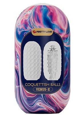 Мастурбатор в форме яйца Coquettish Balls - Baile - в Электростали купить с доставкой