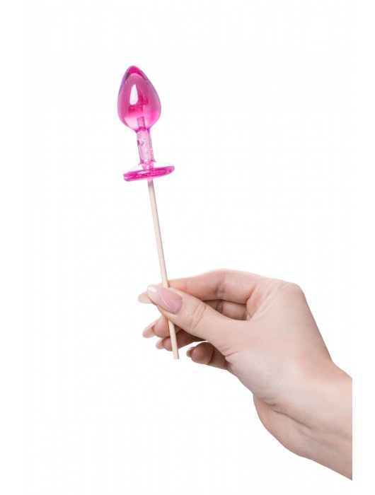 Розовый леденец  в форме анальной втулки со вкусом айриш крим - 29 гр. - Sosuчki - купить с доставкой в Электростали