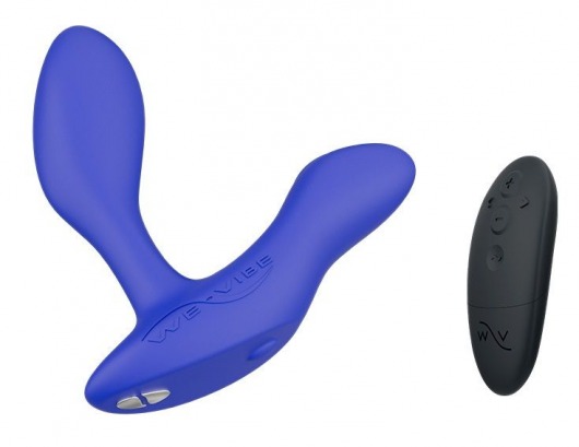 Синий анальный вибратор We-Vibe Vector+ - We-vibe - в Электростали купить с доставкой