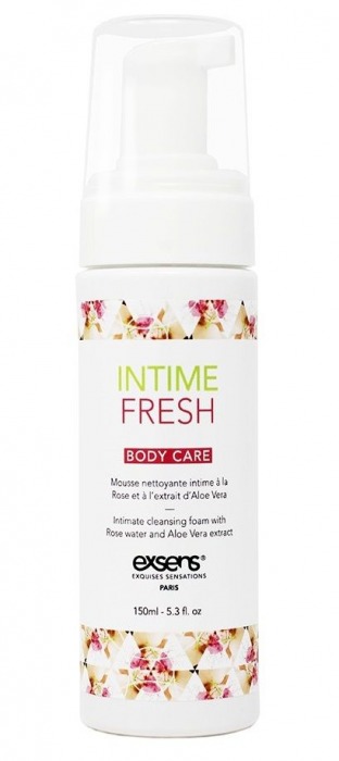 Органическая интимная очищающая пенка Intime Fresh - 150 мл. - Exsens - купить с доставкой в Электростали