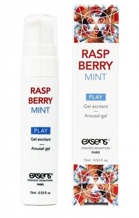 Возбуждающий гель Raspberry Mint с ароматом малины и мяты - 15 мл. - Exsens - купить с доставкой в Электростали