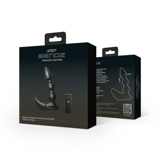 Черный вибростимулятор Nexus Bendz Prostate Edition - 14,1 см. - Nexus Range - в Электростали купить с доставкой