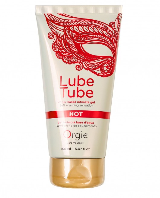 Интимный гель на водной основе Lube Tube Hot с разогревающим эффектом - 150 мл. - ORGIE - купить с доставкой в Электростали