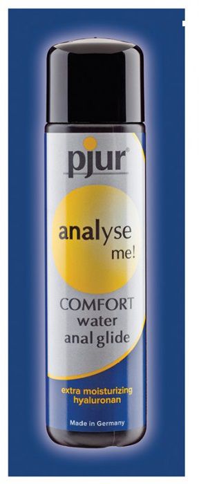 Анальный лубрикант pjur ANALYSE ME Comfort Water Anal Glide - 2 мл. - Pjur - купить с доставкой в Электростали