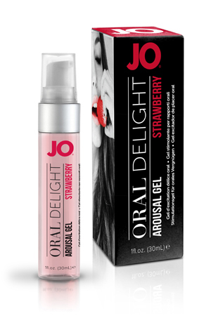 Клубничный лубрикант для оральных ласк Oral Delight Strawberry Sensation - 30 мл. - System JO - купить с доставкой в Электростали