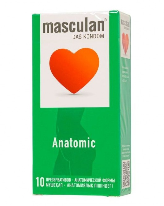 Презервативы анатомической формы Masculan Anatomic - 10 шт. - Masculan - купить с доставкой в Электростали