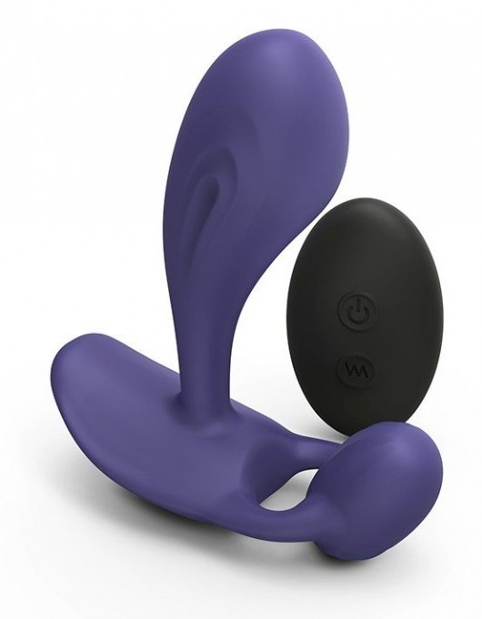 Темно-синий вибромассажер Witty P G Vibrator with Remote Control - Love to Love - в Электростали купить с доставкой