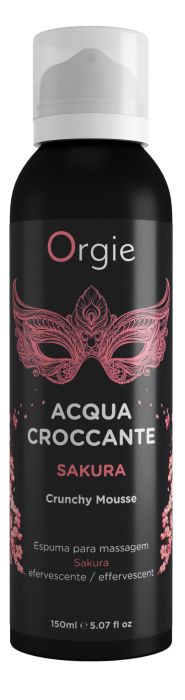 Хрустящая пенка для массажа Orgie Acqua Croccante Sakura с ароматом сакуры - 150 мл. - ORGIE - купить с доставкой в Электростали