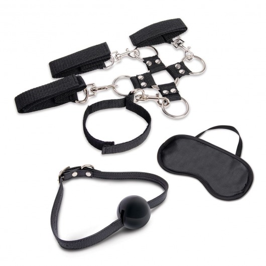 Набор для фиксации из 7 предметов Hogtie   Ball Gag Kit - Lux Fetish - купить с доставкой в Электростали