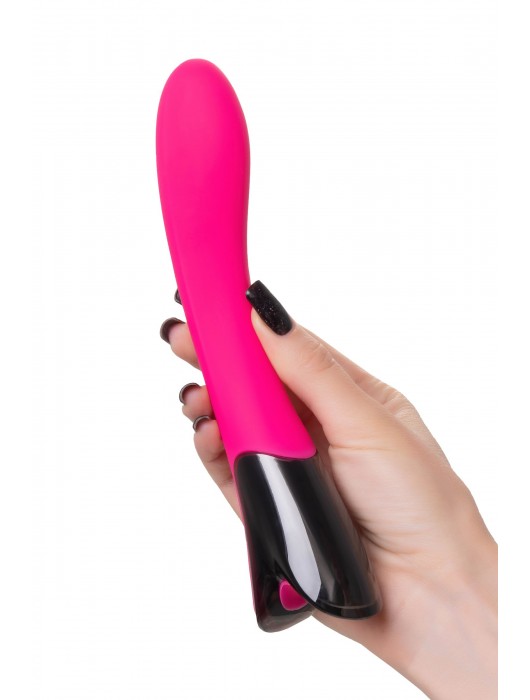 Ярко-розовый вибратор Mecawn - 20,5 см. - ToyFa