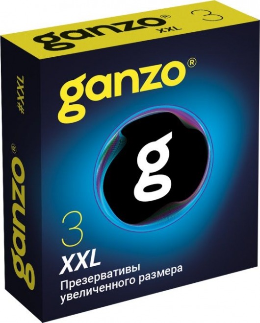 Презервативы увеличенного размера Ganzo XXL - 3 шт. - Ganzo - купить с доставкой в Электростали