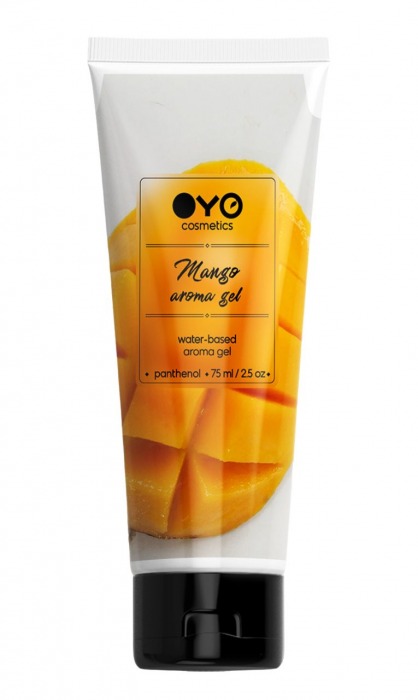 Лубрикант на водной основе OYO Aroma Gel Mango с ароматом манго - 75 мл. - OYO - купить с доставкой в Электростали