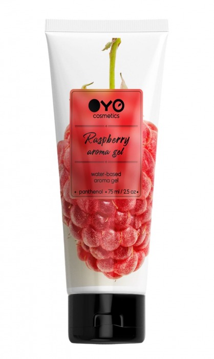 Лубрикант на водной основе OYO Aroma Gel Raspberry с ароматом малины - 75 мл. - OYO - купить с доставкой в Электростали