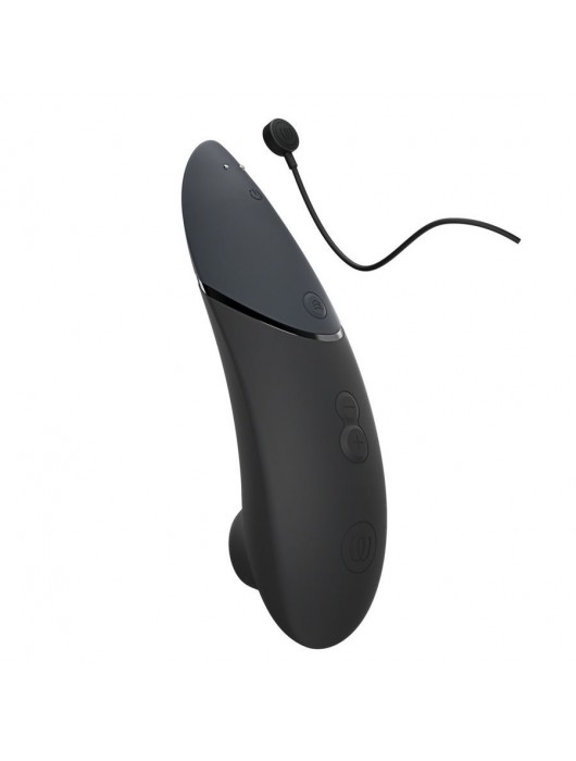 Черный бесконтактный клиторальный стимулятор Womanizer Next - Womanizer