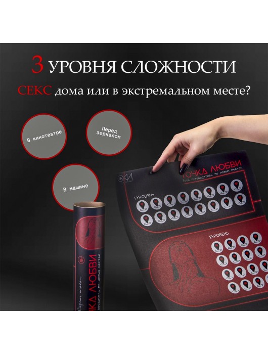 Плакат для двоих  Точка любви  со скретч-слоем - Сима-Ленд - купить с доставкой в Электростали