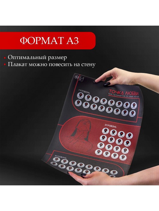 Плакат для двоих  Точка любви  со скретч-слоем - Сима-Ленд - купить с доставкой в Электростали