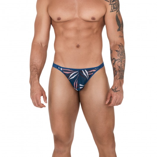 Темно-синие мужские трусы-тонги Continental Thong - Clever Masculine Underwear купить с доставкой