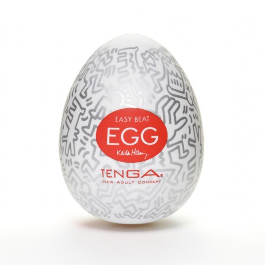 Мастурбатор-яйцо Keith Haring EGG PARTY - Tenga - в Электростали купить с доставкой