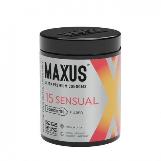 Анатомические презервативы MAXUS Sensual - 15 шт. - Maxus - купить с доставкой в Электростали