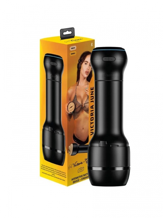 Мастурбатор-ротик с интерактивной насадкой PowerBlow   FeelVictoria Mouth - Kiiroo - в Электростали купить с доставкой