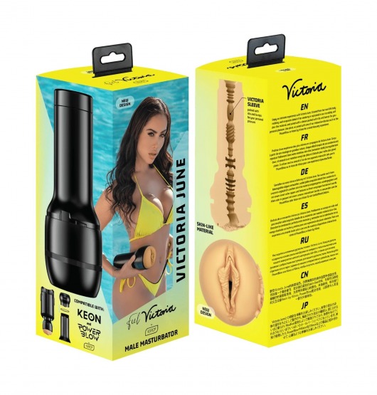 Мастурбатор-вагина FeelVictoria Stroker - Kiiroo - в Электростали купить с доставкой