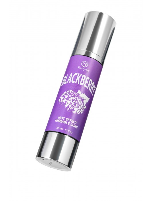 Массажное масло 2-в-1 Blackberry Hot Effect с разогревающим эффектом и вкусом ежевики - 50 мл. - Secret Play - купить с доставкой в Электростали