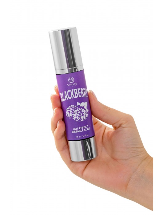 Массажное масло 2-в-1 Blackberry Hot Effect с разогревающим эффектом и вкусом ежевики - 50 мл. - Secret Play - купить с доставкой в Электростали