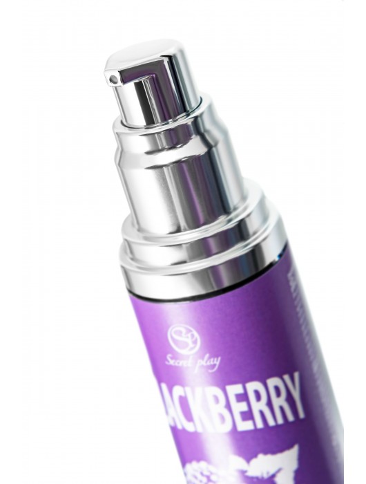 Массажное масло 2-в-1 Blackberry Hot Effect с разогревающим эффектом и вкусом ежевики - 50 мл. - Secret Play - купить с доставкой в Электростали