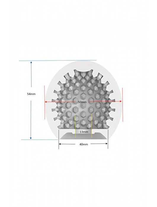 Белый мастурбатор-шар Lucky Ball Type 2 - MALESATION - в Электростали купить с доставкой