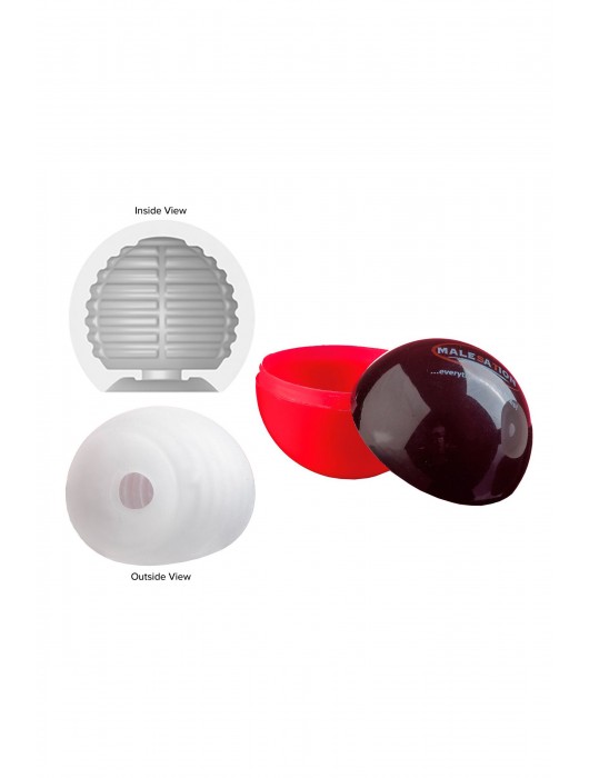 Белый мастурбатор-шар Lucky Ball Type 1 - MALESATION - в Электростали купить с доставкой