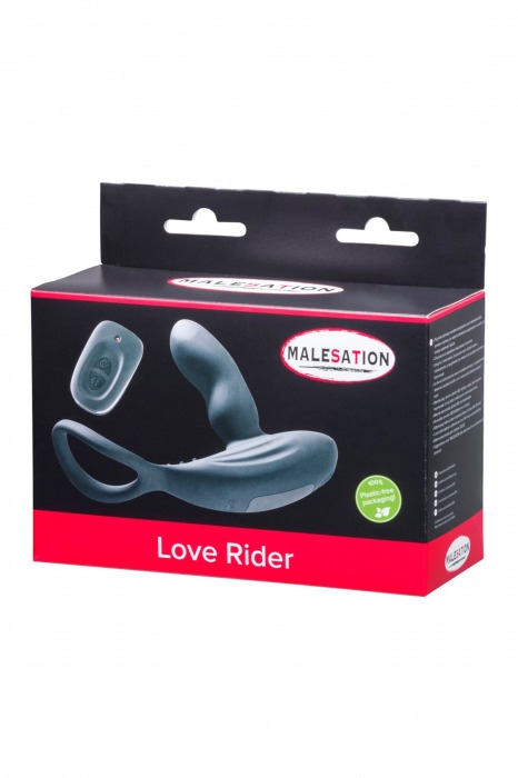 Стимулятор простаты с эрекционным кольцом Love Rider - MALESATION - в Электростали купить с доставкой