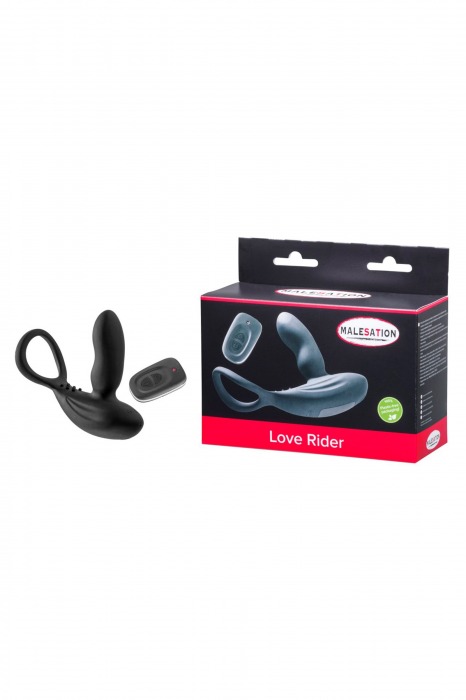 Стимулятор простаты с эрекционным кольцом Love Rider - MALESATION - в Электростали купить с доставкой