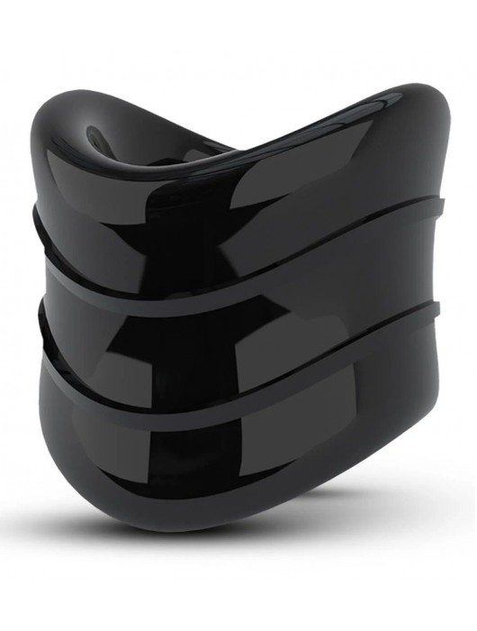 Черное эрекционное кольцо на мошонку Beef Ball Stretcher Snug X Long - Blush Novelties - в Электростали купить с доставкой