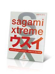 Ультратонкий презерватив Sagami Xtreme SUPERTHIN - 1 шт. - Sagami - купить с доставкой в Электростали