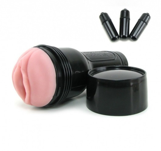 Мастурбатор-вагина Fleshlight - Vibro Pink Lady Touch с вибрацией - Fleshlight - в Электростали купить с доставкой