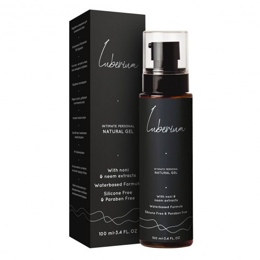 Интимный гель на водной основе с экстрактами нони и нима Luberium Natural Gel - 100 мл. - Luberium - купить с доставкой в Электростали