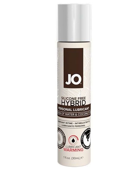 Водно-масляный лубрикант с разогревающим эффектом JO Silicone Free Hybrid Lubricant WARMING  - 30 мл. - System JO - купить с доставкой в Электростали