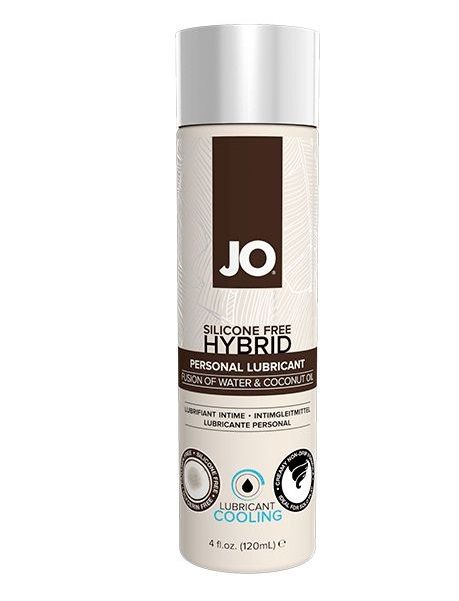 Водно-масляный лубрикант с охлаждающим эффектом JO Silicon free Hybrid Lubricant COOLING - 120 мл. - System JO - купить с доставкой в Электростали