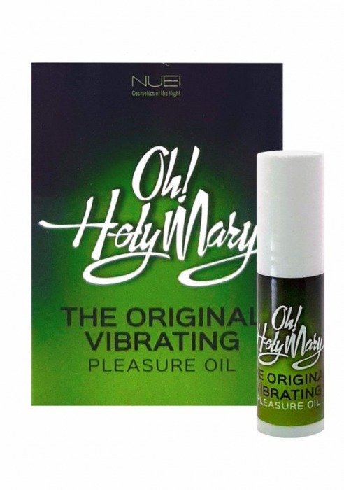 Масло унисекс с эффектом вибрации Oh! Holy Mary - 6 мл. - Nuei cosmetics - купить с доставкой в Электростали