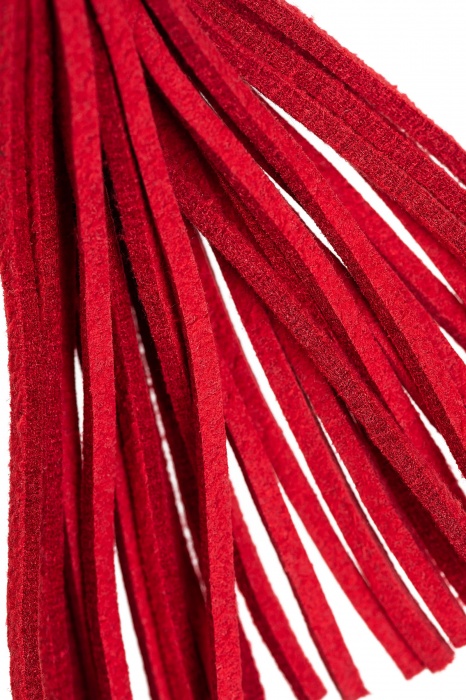 Зажимы на соски «Вилки» с красными кисточками из замши - Pecado - купить с доставкой в Электростали