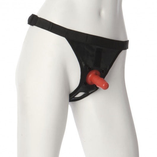 Трусики со штырьком для фиксации насадок Ultra Harness with Plug - Doc Johnson - купить с доставкой в Электростали