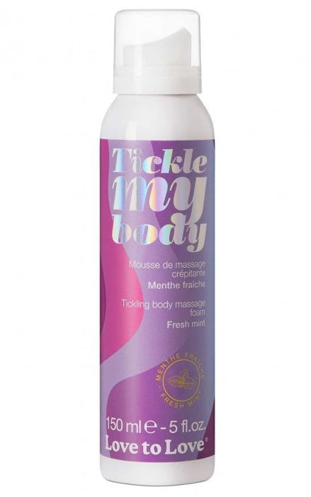 Массажная хрустящая пенка Tickle My Body Fresh Mint с ароматом мяты - 150 мл. - Love to Love - купить с доставкой в Электростали