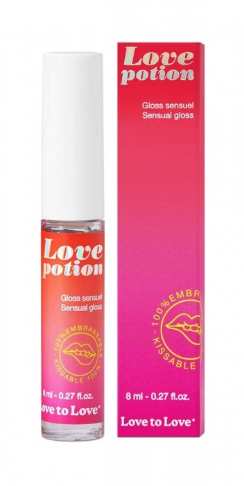 Возбуждающий блеск для губ Love Potion - 8 мл. - Love to Love - купить с доставкой в Электростали