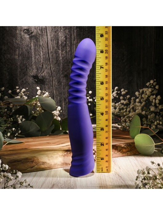 Фиолетовый вибростимулятор Trixxxie - 22,2 см. - Selopa