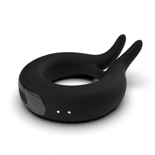 Черное эрекционное кольцо Marry Me Rechargeable Vibrating Cockring - Adrien Lastic - в Электростали купить с доставкой