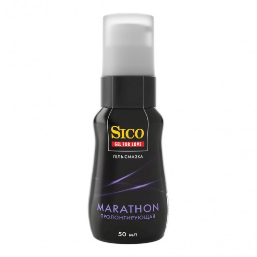 Пролонгирующая гель-смазка Sico Marathon - 50 мл. - Sico - купить с доставкой в Электростали