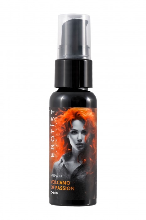 Гель с эффектом вибрации Volcano Of Passion со вкусом вишни - 25 мл. - Erotist Lubricants - купить с доставкой в Электростали