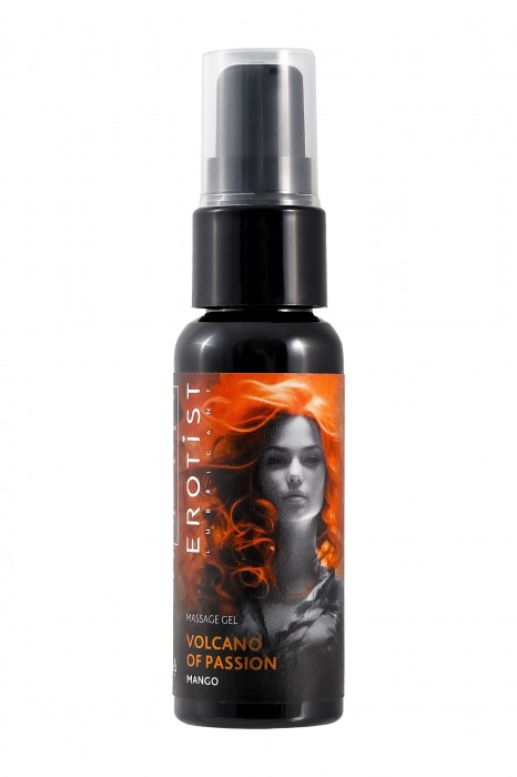 Гель с эффектом вибрации Volcano Of Passion со вкусом манго - 25 мл. - Erotist Lubricants - купить с доставкой в Электростали