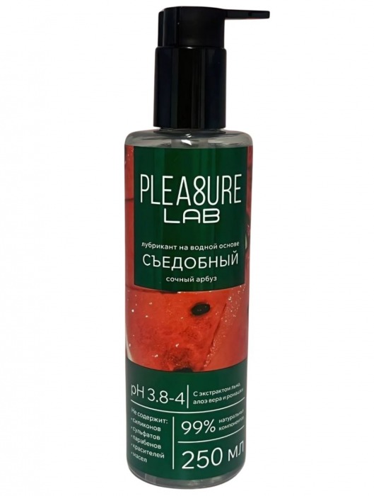 Лубрикант на водной основе Pleasure Lab с ароматом арбуза - 250 мл. - Pleasure Lab - купить с доставкой в Электростали