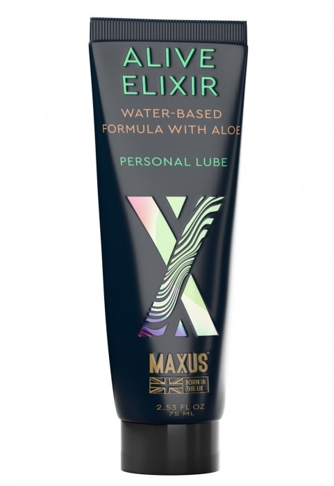 Интимный гель на водной основе MAXUS Alive Elixir - 75 мл. - Maxus - купить с доставкой в Электростали